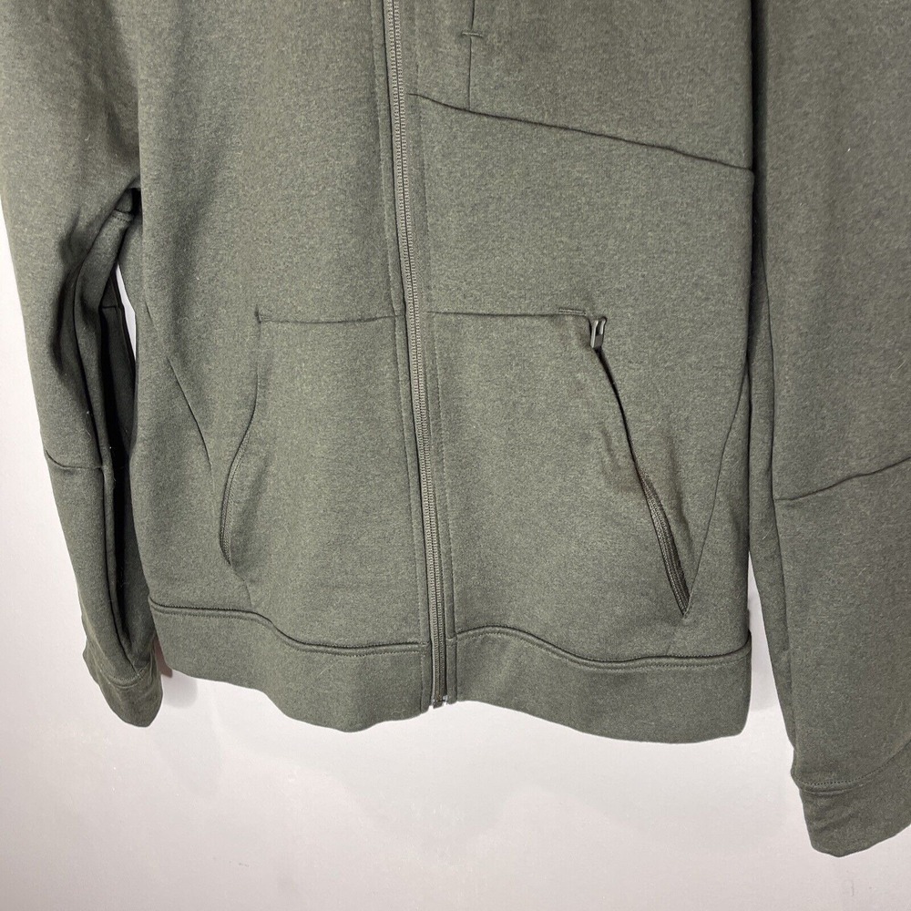 Lululemon Men's City Sweat Zip Hoodie Dark Olive Full Zipper Stretch LM3BC2S S - Picture 4 of 9